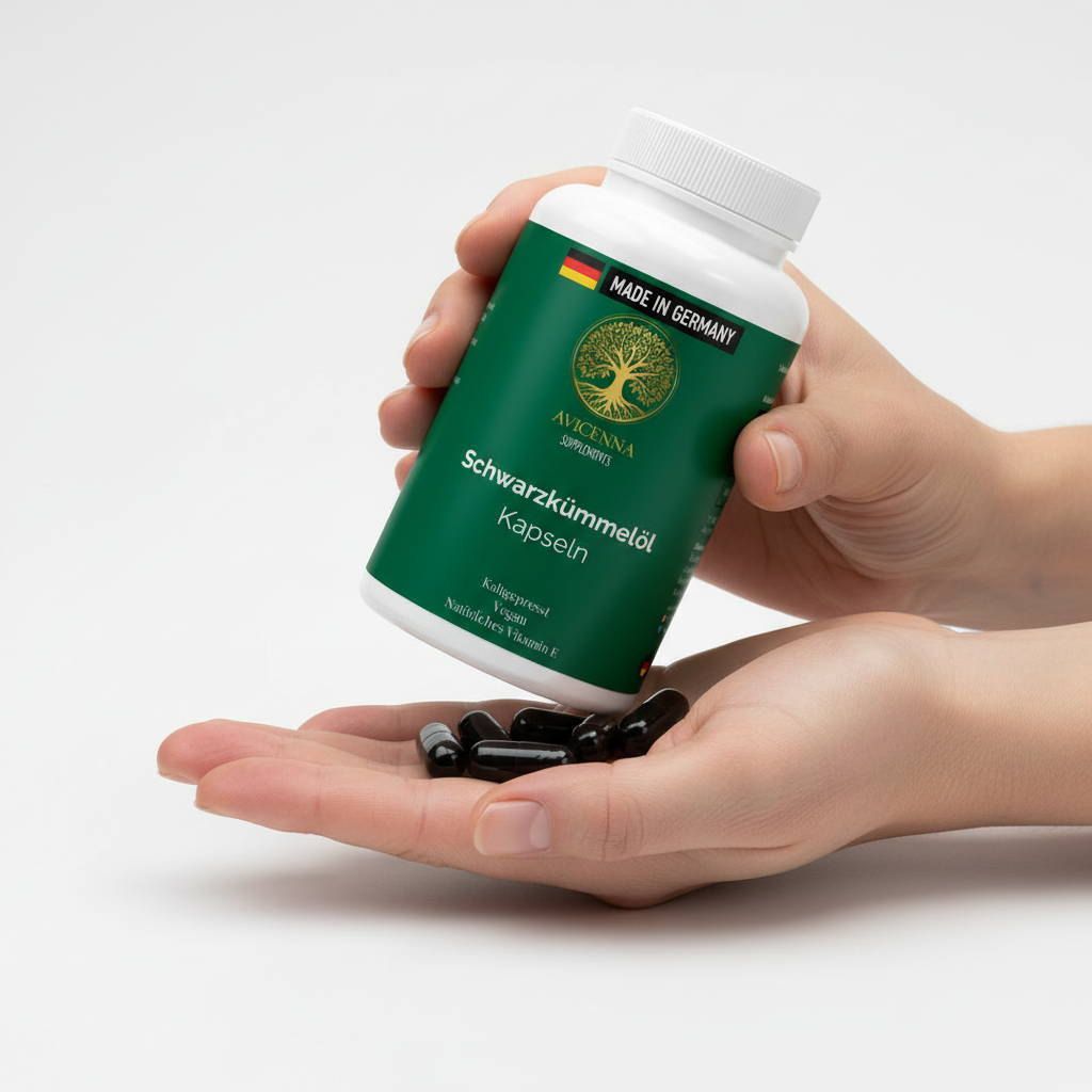 Ägyptisches Schwarzkümmelöl - 240 vegane Softgels