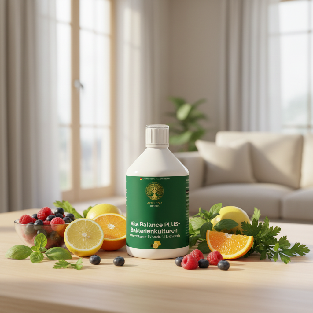 Vita Balance PLUS+  Bakterienkulturen - 33 vegane Lemon Shots - 500ml