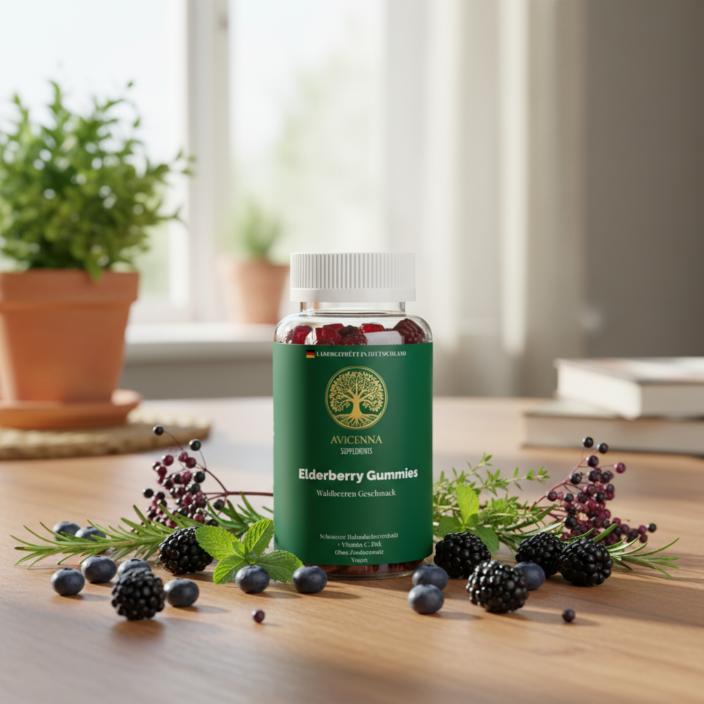 Elderberry + Vitamin C + Zink Gummies - 60 Stk.